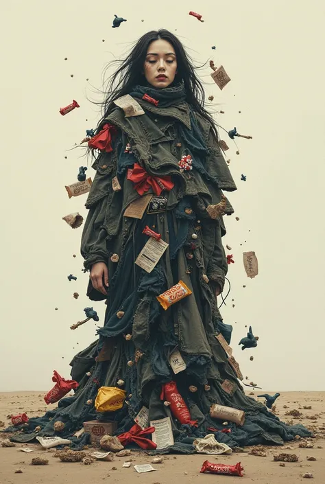 A design about disposable fashion 