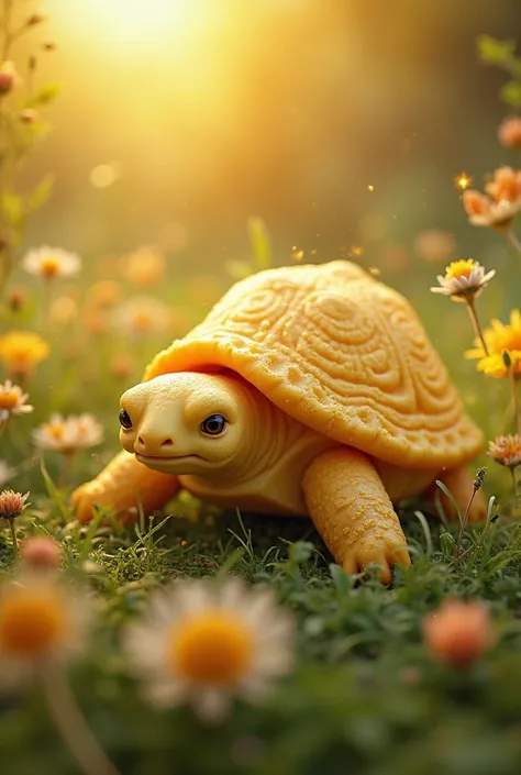 A cheese turtle