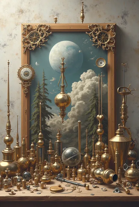 still life on the theme of human achievement 