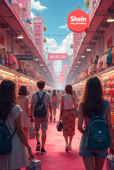An image of a sale of Shein products
