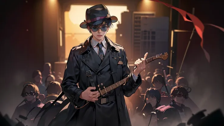A mysterious solo artist who plays smooth, atmospheric lo-fi beats while solving "musical mysteries" on stage. Dressed like a 19...