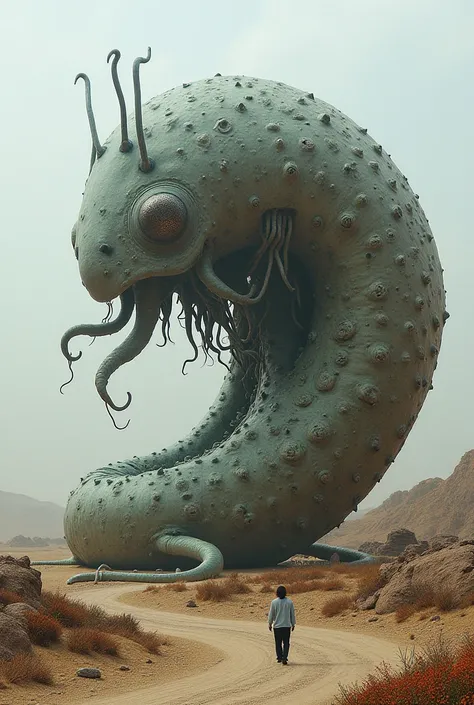 Perplexity Slug Sculpture 