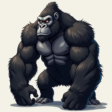animated black gorilla 