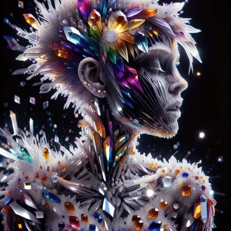Abstract surrealist style with Dreamy  and abstract elements, often with a focus on the  subconscious mind , beautifully morbid ...