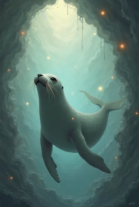 Photo" The way out is " but in the form of a seal