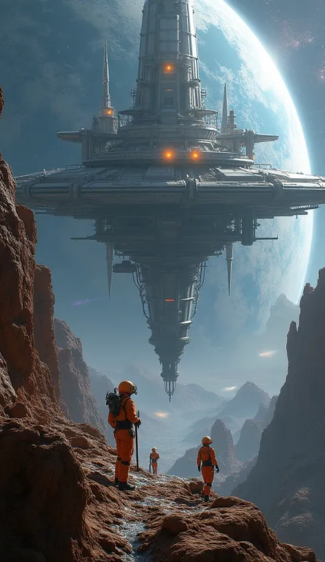 High above an alien planet, a sprawling space colony drifts in orbit, held together by the efforts of mini tiny workers. Clad in...