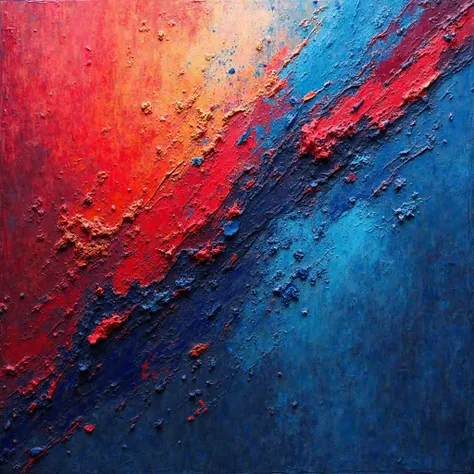 red and blue background and a simple brush strokes