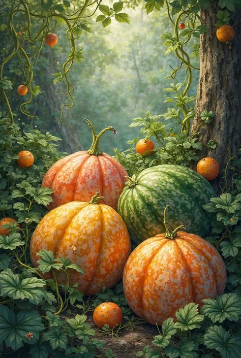 Create wild melons