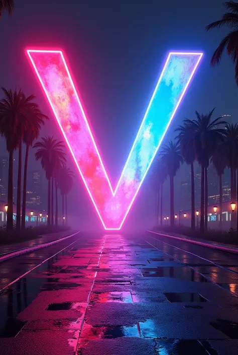 BACKGROUND WITH COLORS OF THE GTA VI LOGO ONLY BACKGROUND