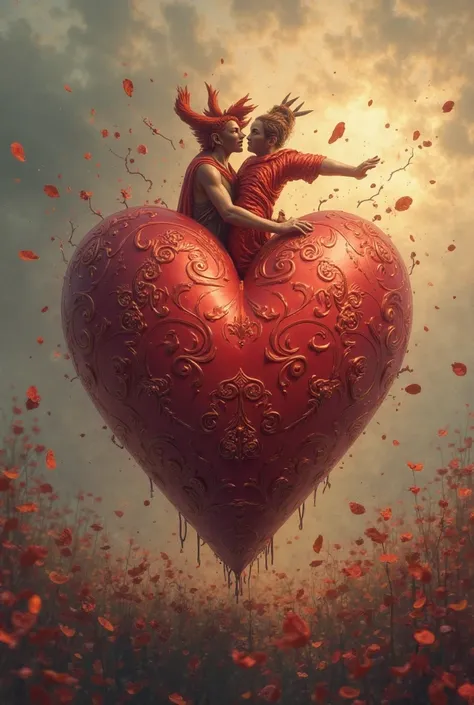 An image of a heart embracing loyalty 