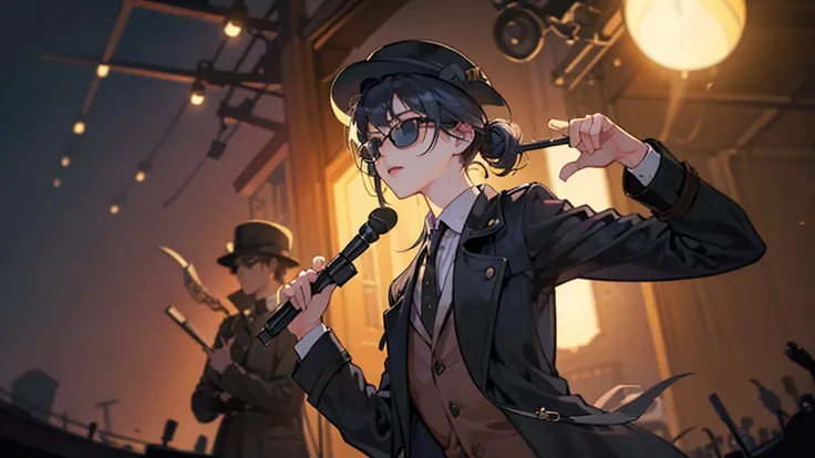 A mysterious solo artist who plays smooth, atmospheric lo-fi beats while solving "musical mysteries" on stage. Dressed like a 19...