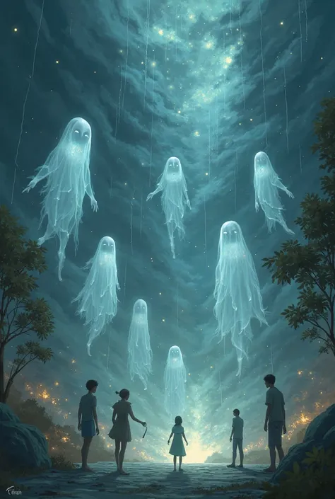 The dead see us from above when we make a sandwich or put on our shoes, make it animated 