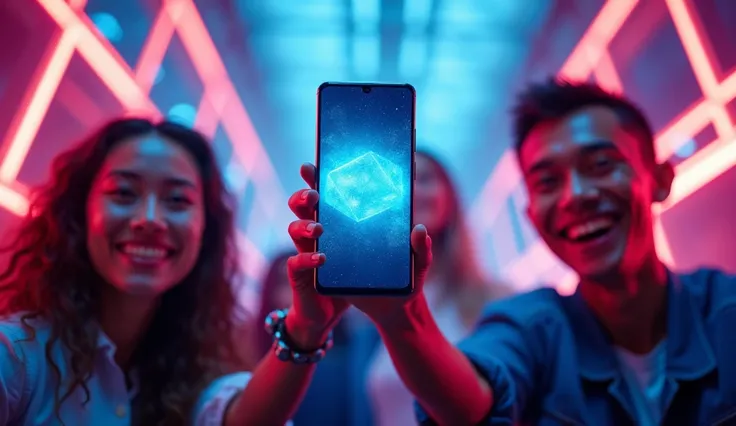 Vẽ poster 

This is an advertising poster with a dynamic, energetic spirit for Samsung Galaxy S25 Ultra.  The image shows the ex...