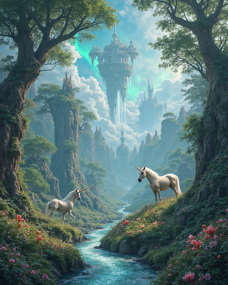 Create a fantasy world and what should be in the fantasy world , 