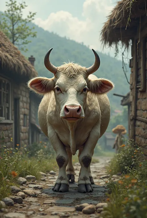 "In a small village, there was a cow that the villagers considered mad. They threw garbage at her, pelted her with stones, and m...