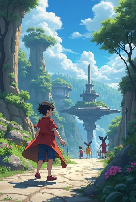 Play this image like the anime from the studio Gible