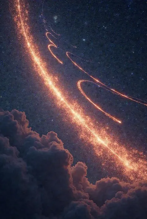 Ten comets in the sky