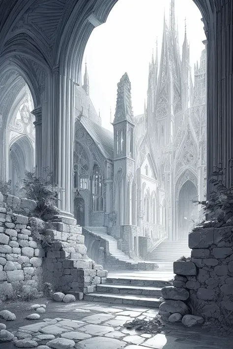  Line Art、for difficult coloring books、fantasy around the eyes、beautiful scenery、relaxing、artistic、Warm scenery