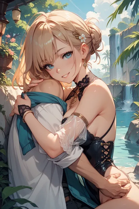 A woman is coming to give me a hug、uncensored　First Person