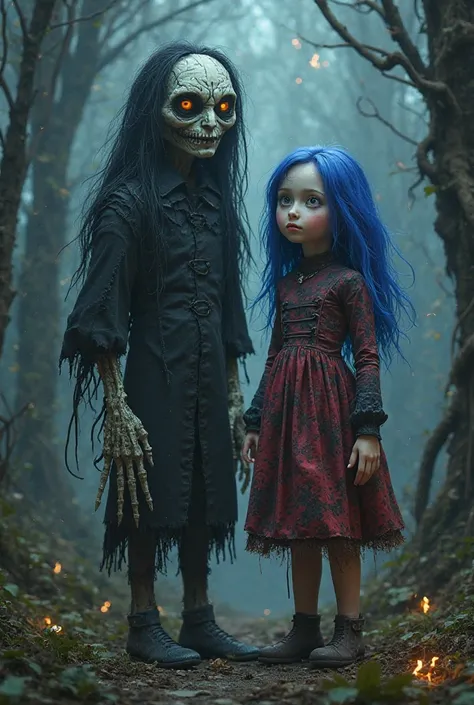Create a Coraline and Witch doll 
