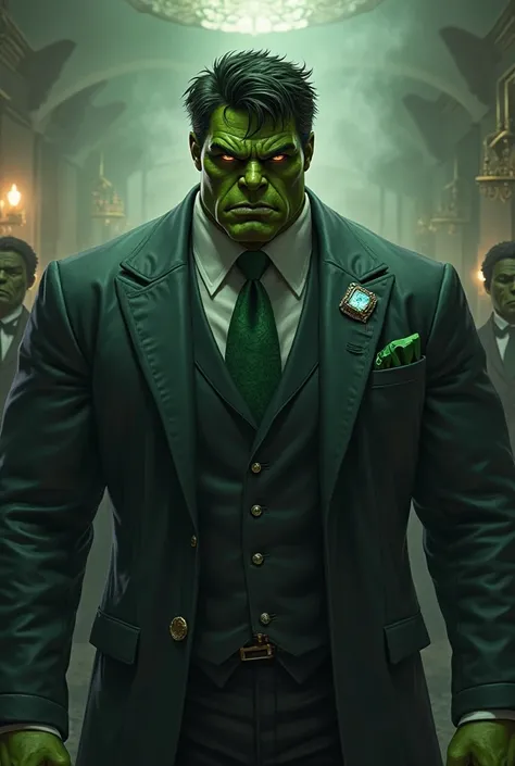 Hulk as a mafia boss 