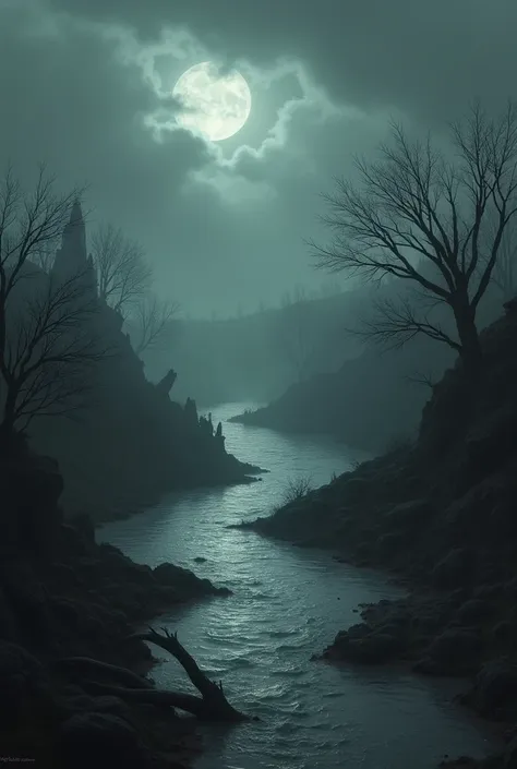 Make a very dark river