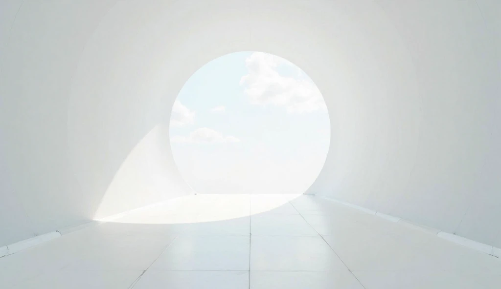 A white space that lasts forever,The white earth that can be seen all the way to the horizon,No buildings,There are no living th...