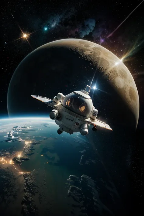 Cartoon space background