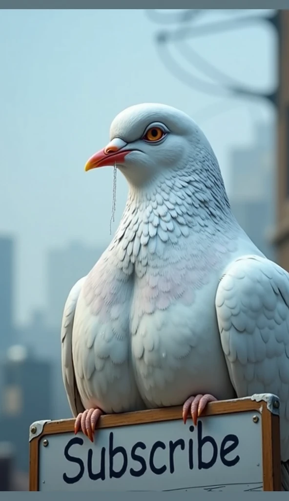 Pigeon, crying 1280 hd Pixar quality 