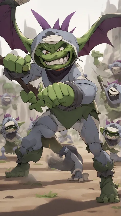 Groblins correndo