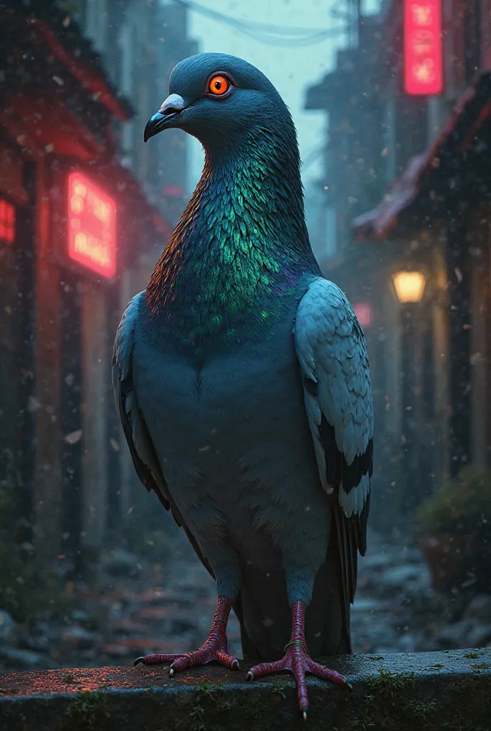 Erotic pigeon
