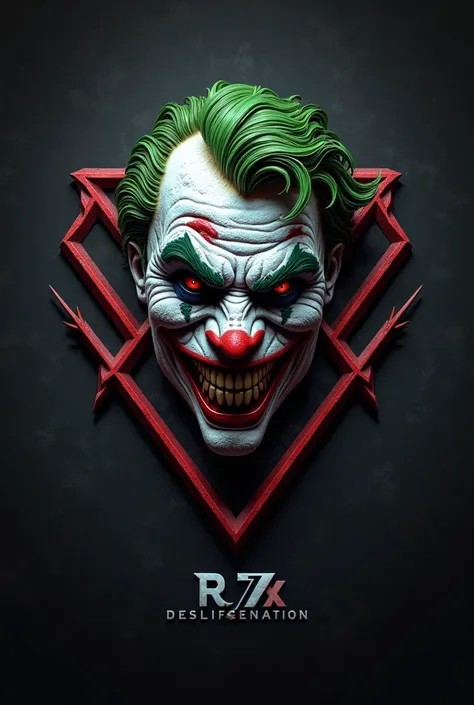 3D logo making Joker logo R7X logo name logo