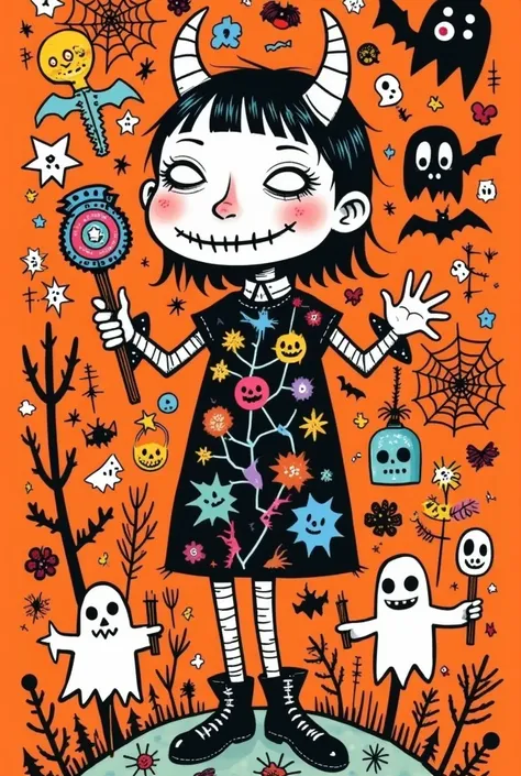 logo design， Keith Harlin ( Keith Harlin ) style: Halloween,funny illustration