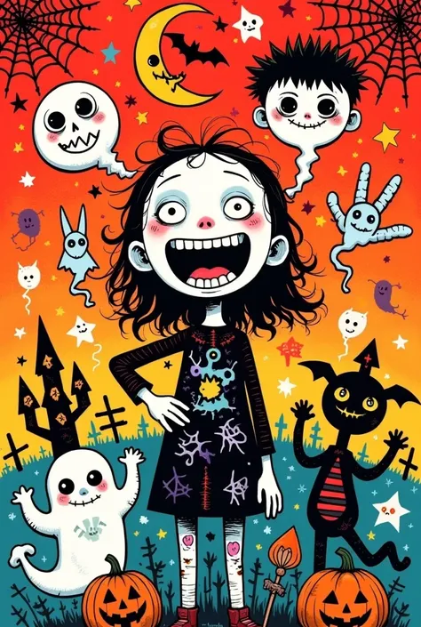 logo design， Keith Harlin ( Keith Harlin ) style: Halloween,funny illustration