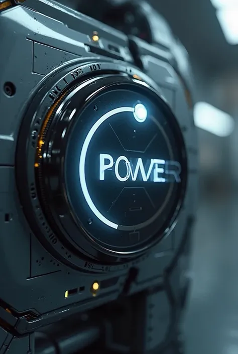 Power icon (button type ON)  with text: “Koki-Bot unit ready
