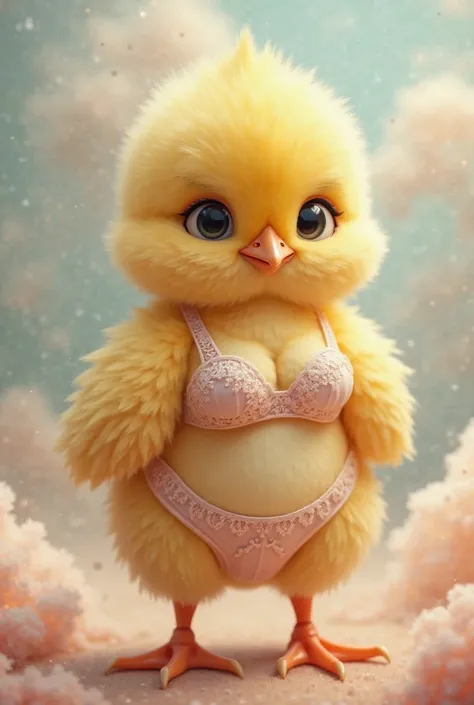 Chick tobrut wears bra same as women's panties