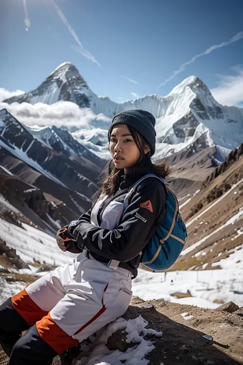 Background gunung everest
