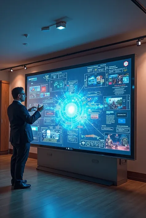 Logo versatility：Smart interactive screens are not limited to displaying，may also involve education、Meeting、Multiple scenarios s...