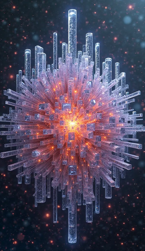 Crystal Codes - Interactive image with Qubit-Pixels merged into 111 layers and 7D labyrinthine for this crystal structure based ...