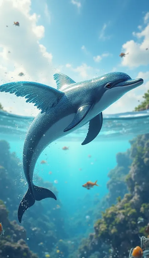 winged dolphin