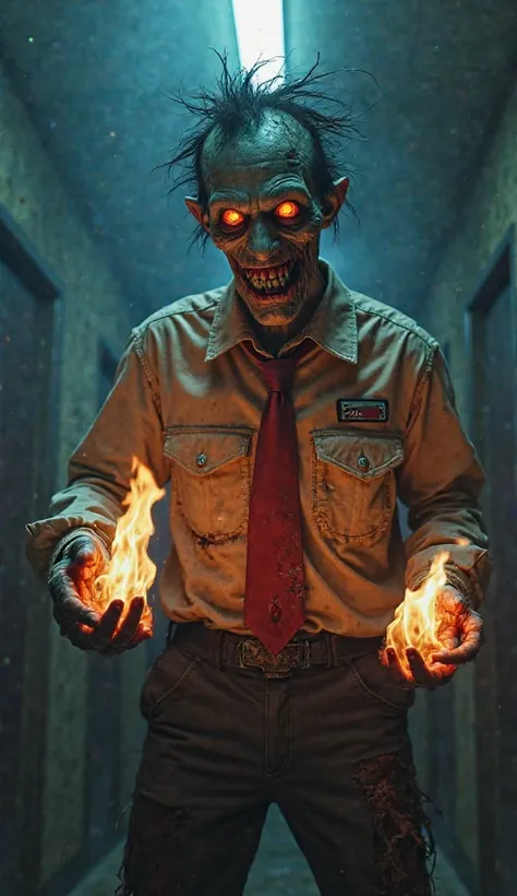 Claro! Aqui está um prompt in English, detalhado, dark and scary, perfect to generate an image similar to the one in the video u...