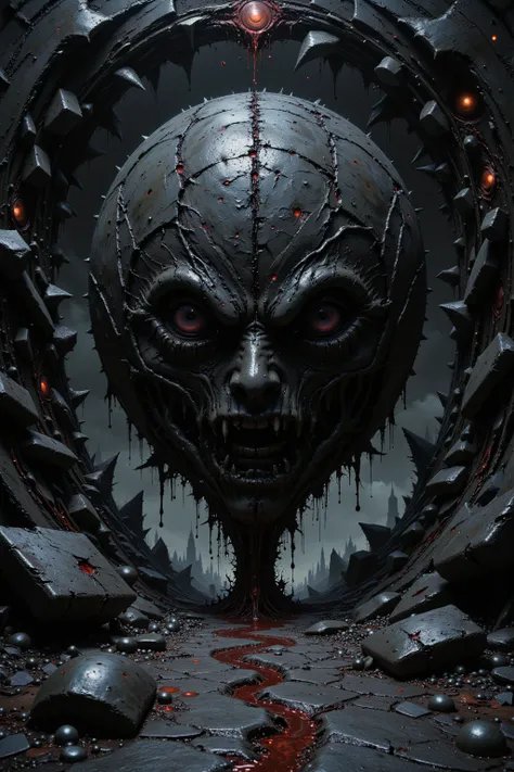 (Masterpiece. Ultra HD. 16K. Realistic. Cosmic Horror. Dark Psychedelic:1.4) — A (shapeless black mass:1.5), shifting constantly...