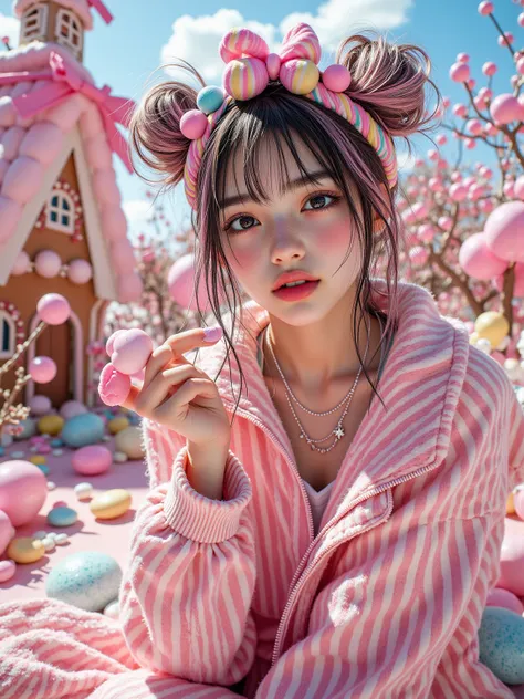high res, high quality walkers, A realistic art picture with a beauty of a 20-year-old Japanese girl, sheets. Kawaii Idol Charm ...