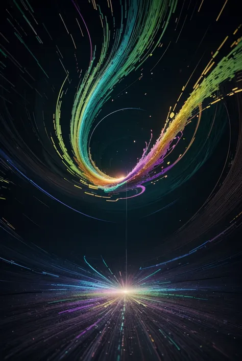 Create a vibrant, dynamic, and fluid animated video background that smoothly transitions through purple, blue, and green hues. T...