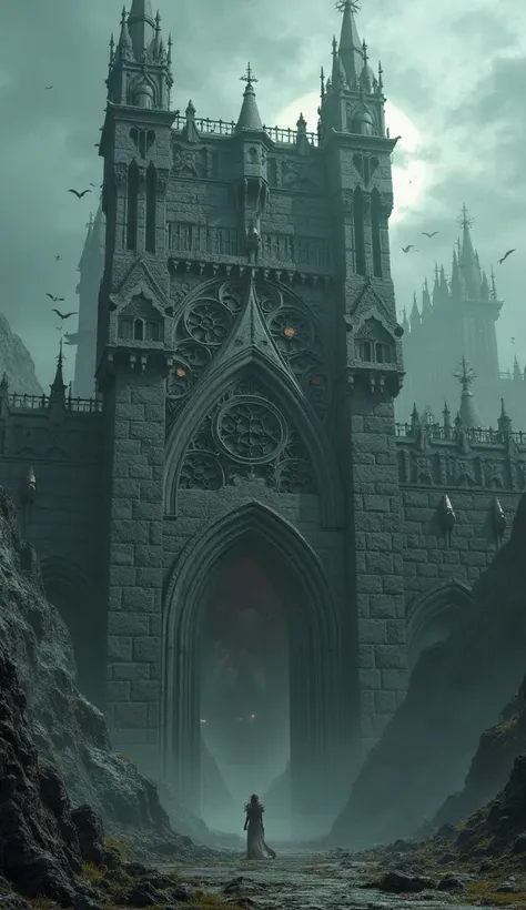 Create an image of a wall from the vampire kingdom