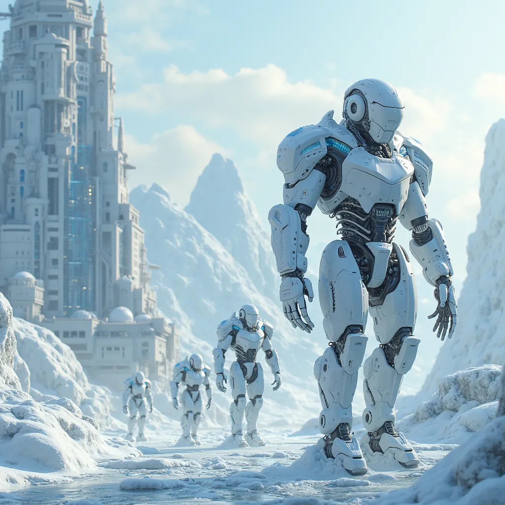 Synthetic intelligent life society thrives during the ice age