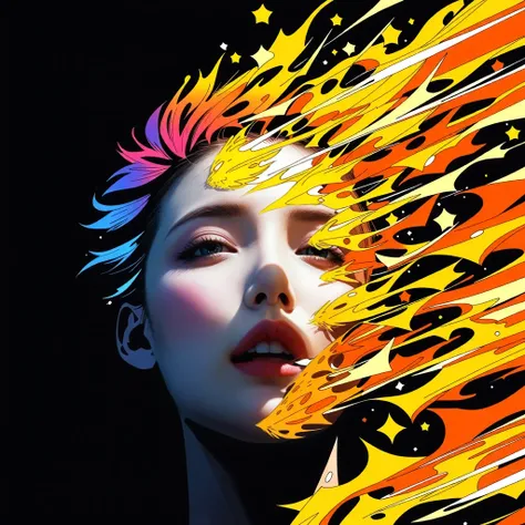 (ultra-fine output, like spray art 0.2μｍｍFine particles, Multi-use gouache acrylic color paint, The, \Fine sketch like a drawing...