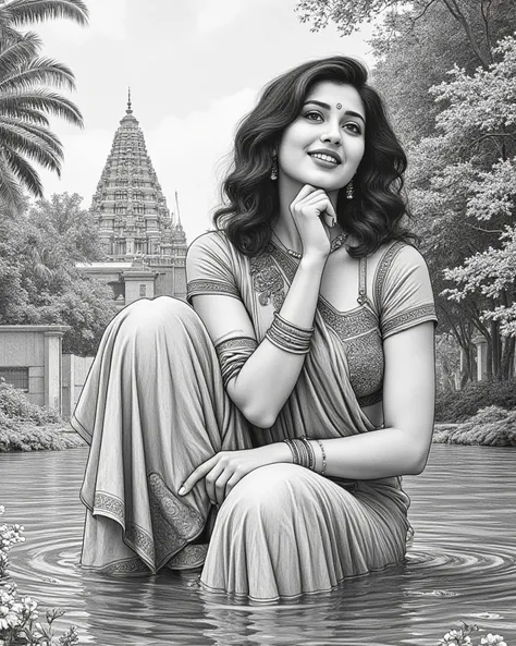 
Swapna, a 26-year-old woman with captivating facial features, has dark brown, shoulder-length hair styled in gentle waves. Her ...