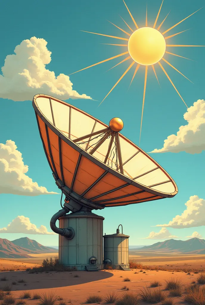 of the parabolic solar concentrator, that is, a parabola seen from the side ( like an open curve), parallel solar rays from abov...