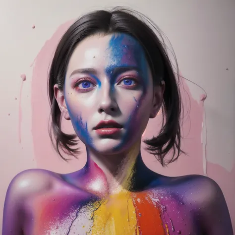 Android beauty, Powerful paintings inspired by Francis Bacon, Ultra realistic surrealism, Hyperrealism, Fear, Art, Hyper real pa...